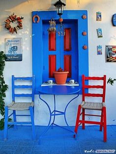 colorful images of Greece