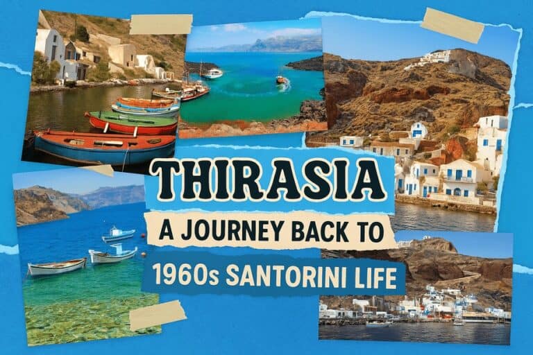 Thirasia: A Journey Back to 1960s Santorini Life