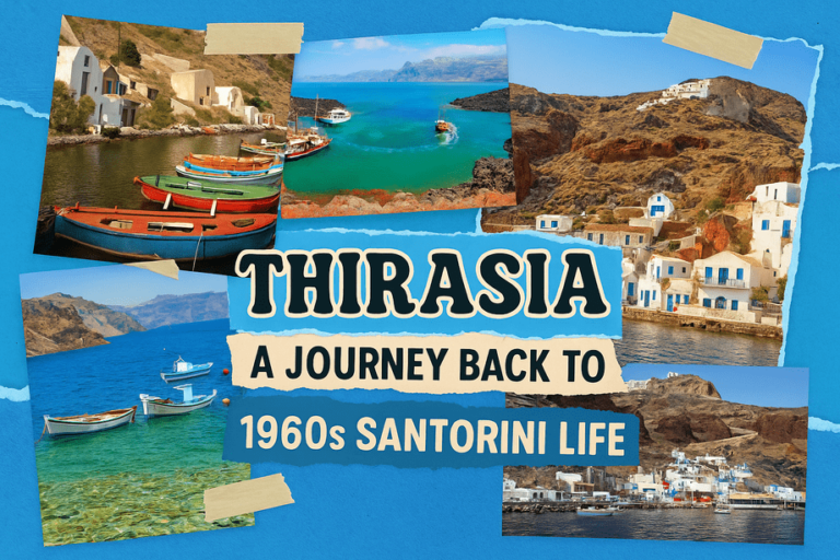Thirasia: A Journey Back to 1960s Santorini Life