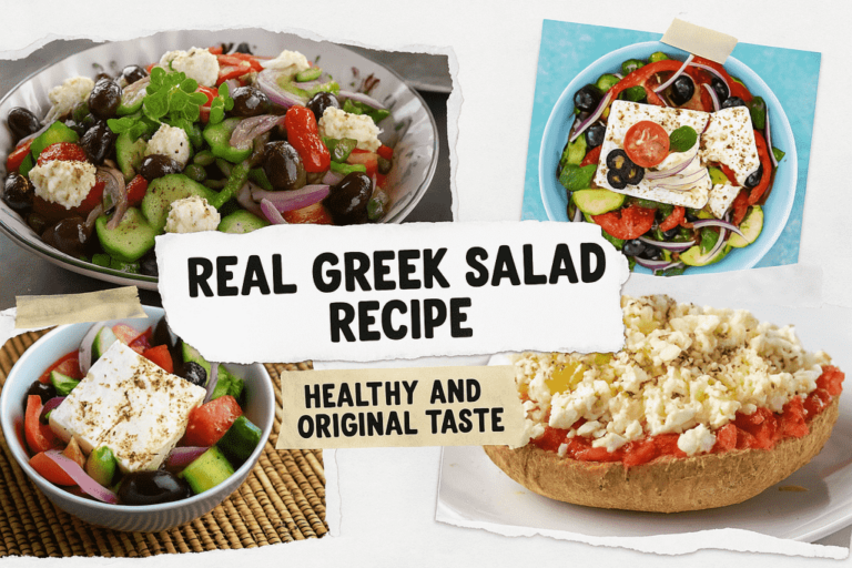 Real Greek Salad Recipe | Healthy and Original Taste