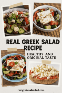 Real Greek Salad Recipe | Healthy and Original Taste