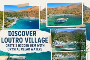 Discover Loutro Village – Crete’s Hidden Gem with Crystal Clear Waters