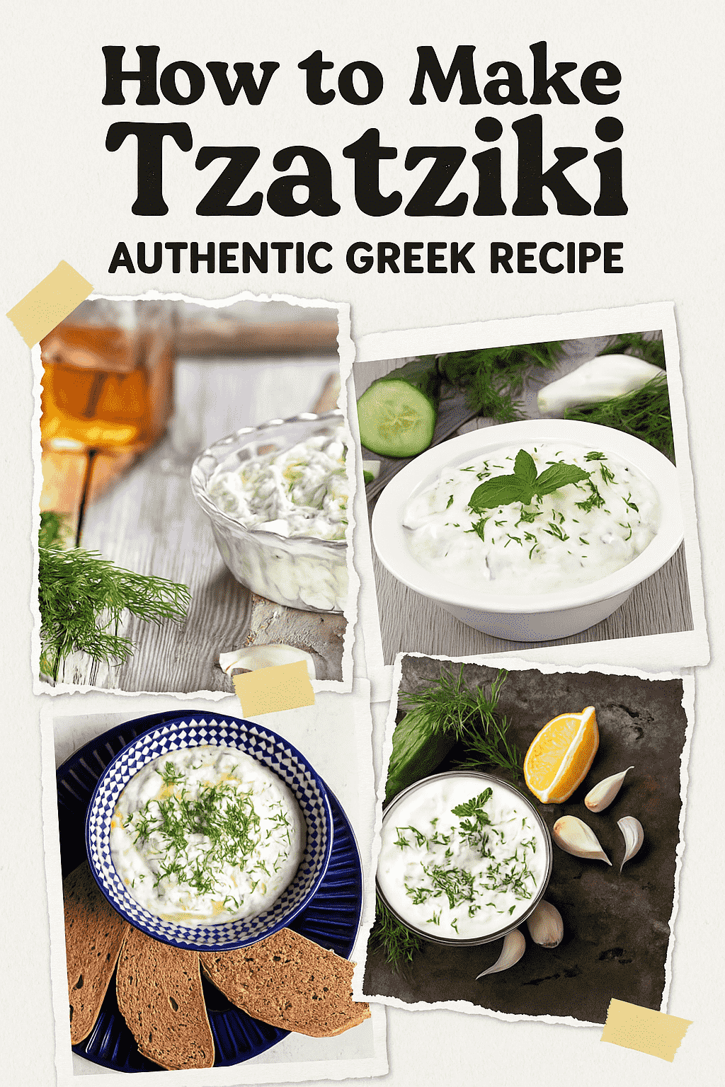 How to Make Tzatziki – Authentic Greek Recipe