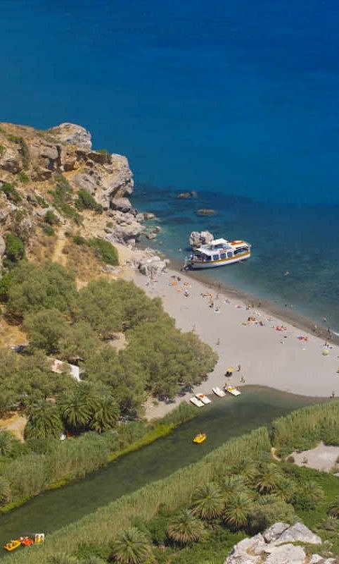 Preveli beach