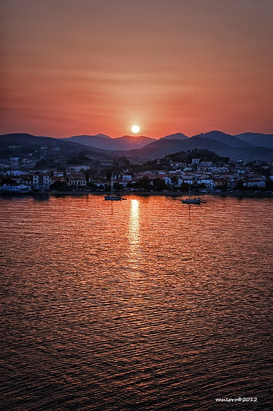 Limnos Island sunset