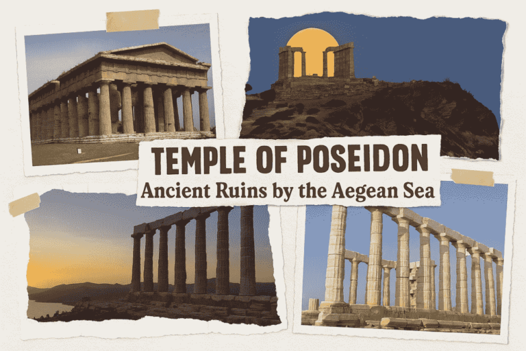 Temple of Poseidon: Ancient Ruins by the Aegean Sea