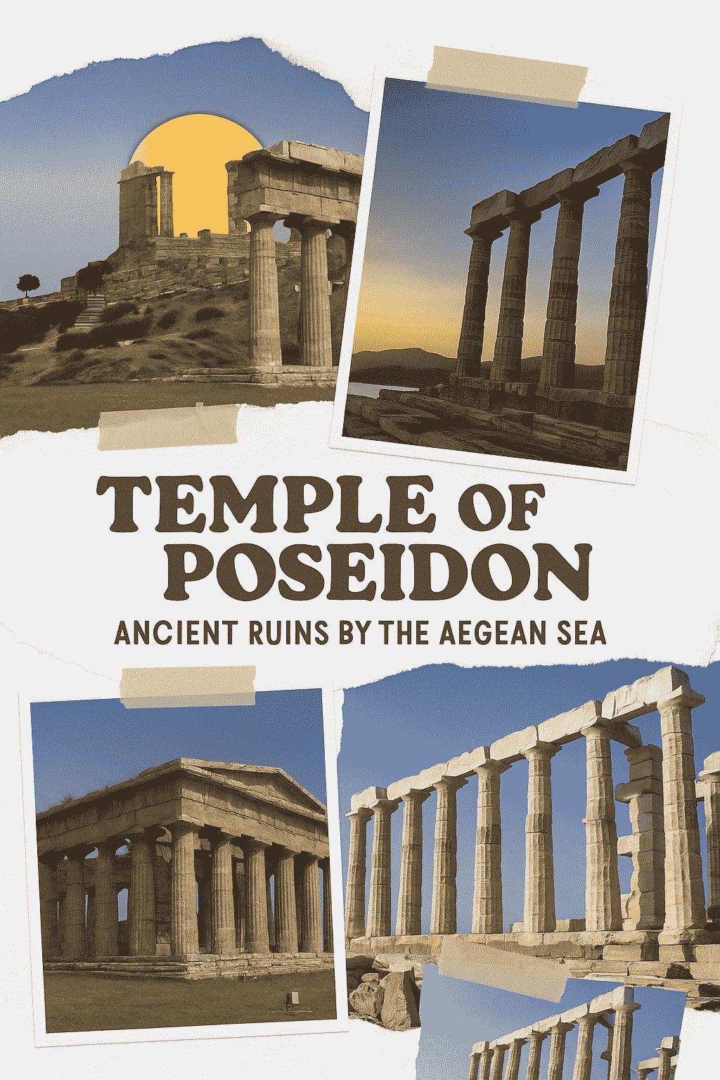 Temple of Poseidon: Ancient Ruins by the Aegean Sea