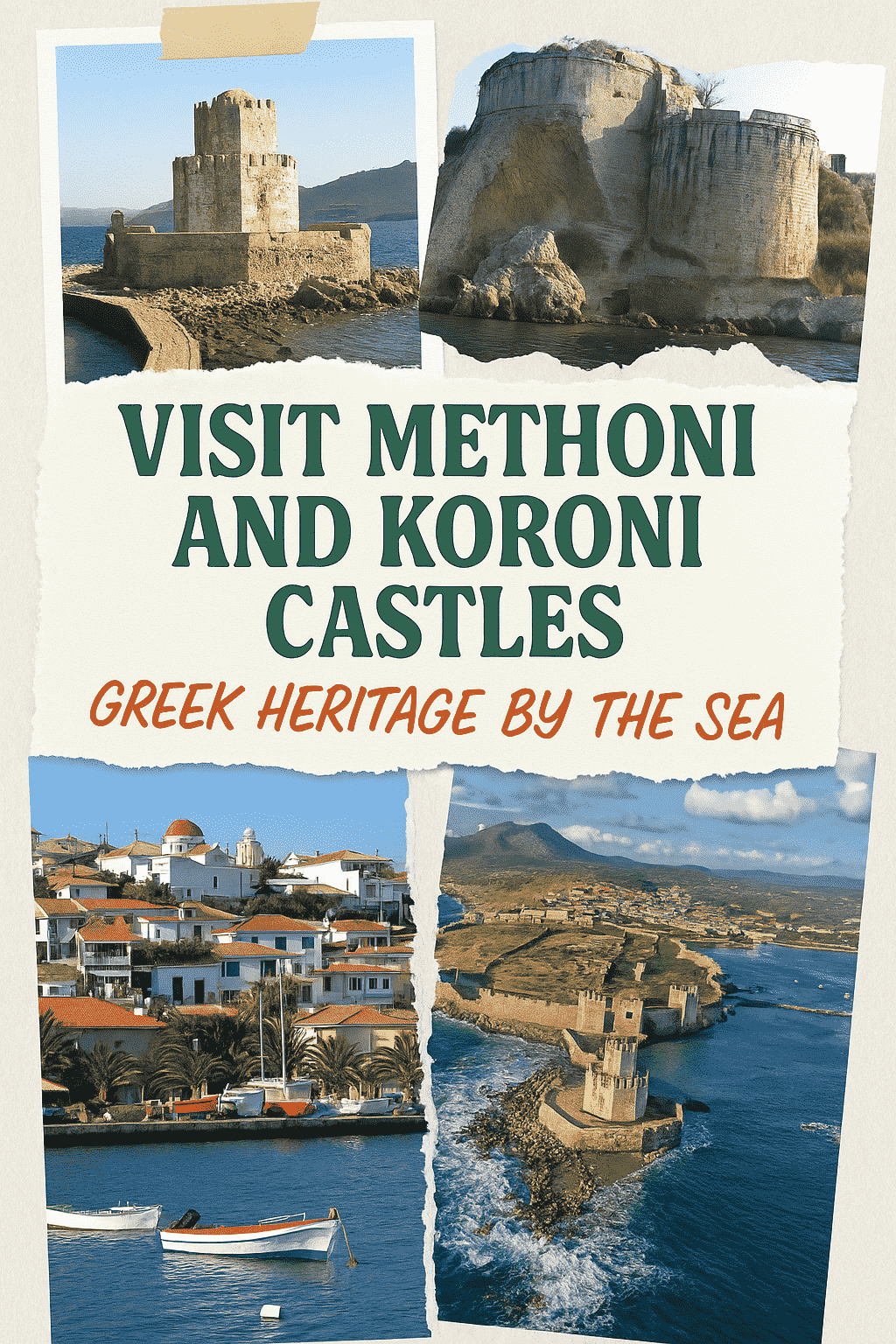 Visit Methoni and Koroni Castles: Greek Heritage by the Sea