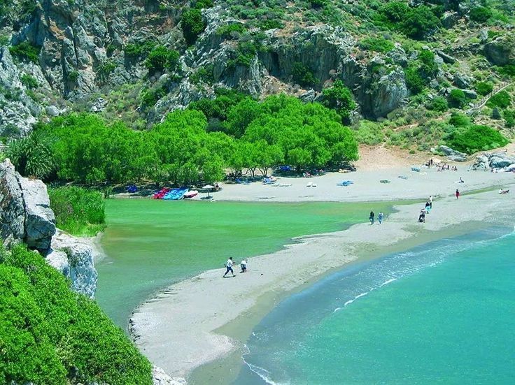 Preveli beach, Crete, Greece