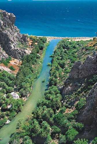 Preveli beach, Crete, Greece1