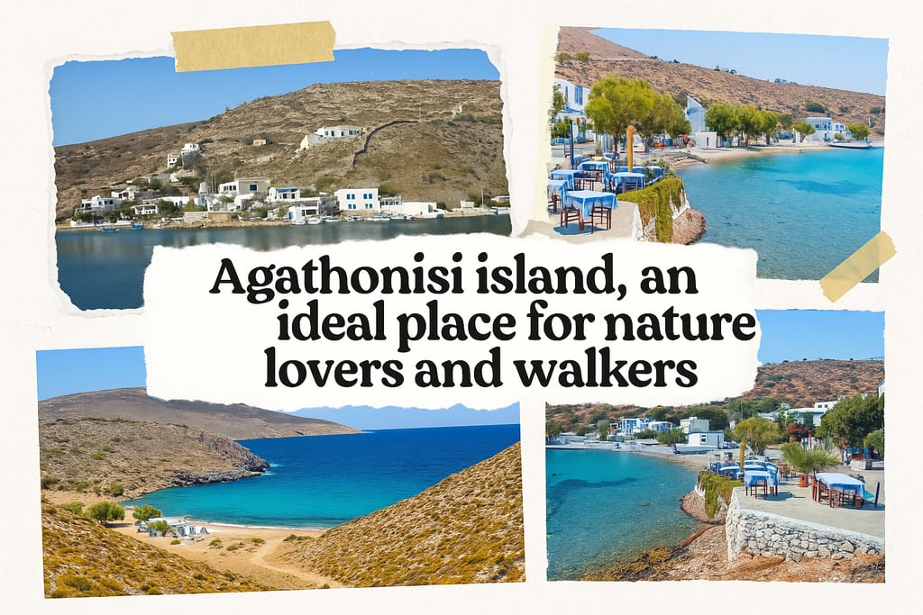 Agathonisi island, an ideal place for nature lovers and walkers