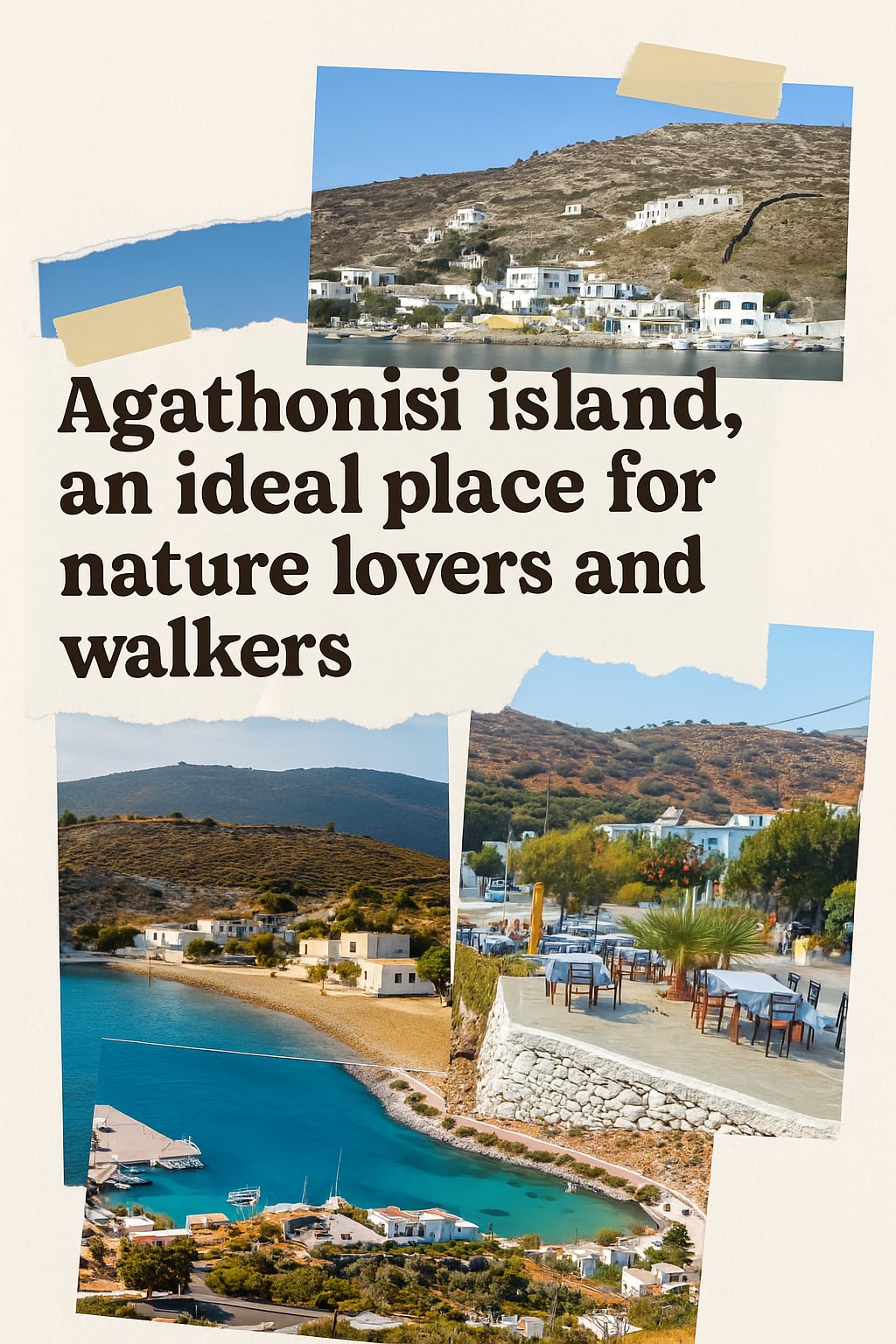 Agathonisi island, an ideal place for nature lovers and walkers