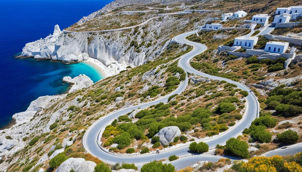 Sarakiniko Beach access