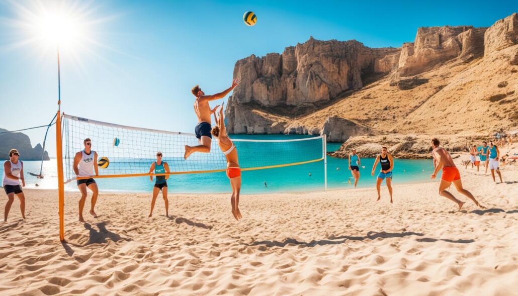 beach activities in Lindos
