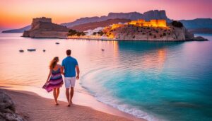 memorable Lindos Beach visit