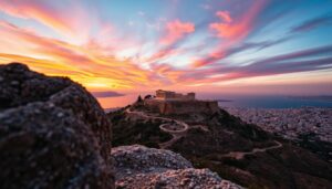 Athens sunset spot