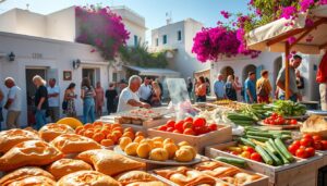 Greek Street Food Delicacies