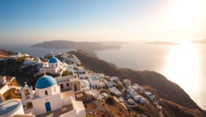 Santorini caldera views