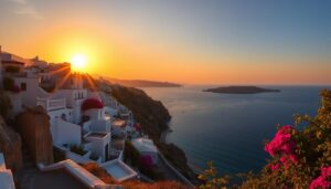 Sunset in Greece