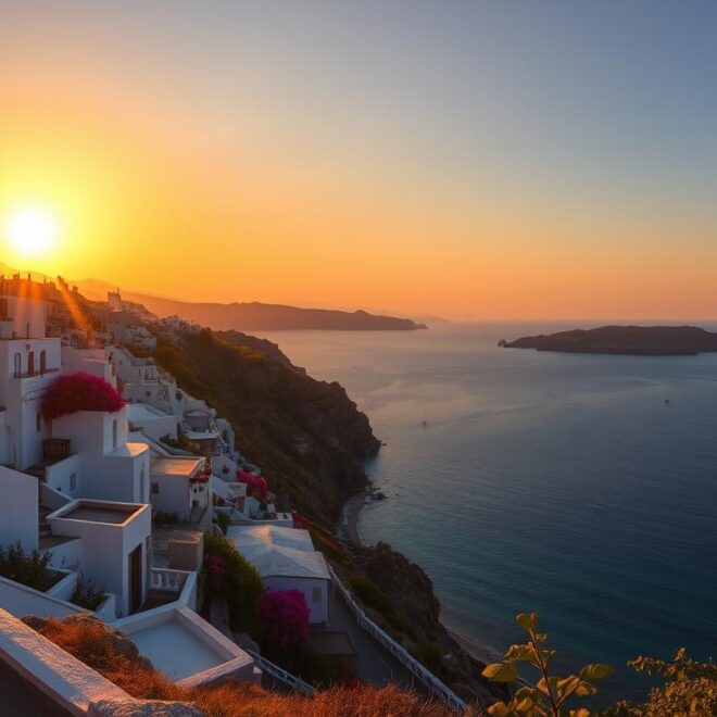 Sunset in Greece
