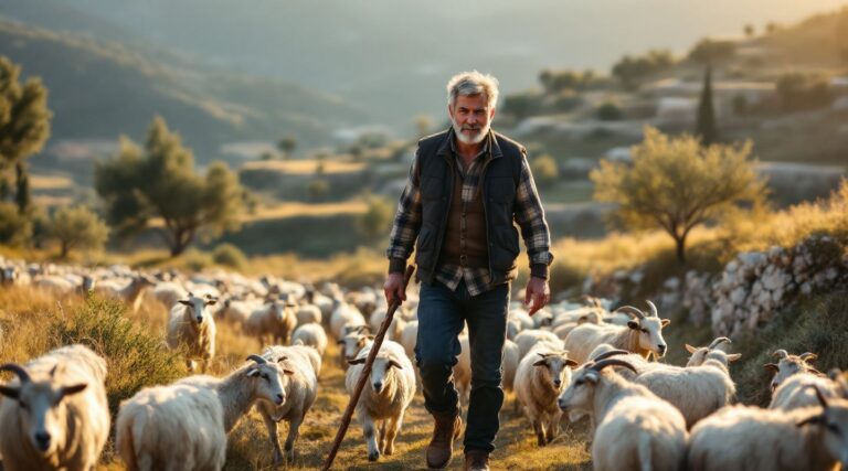 A Day with a Shepherd in the Greek Mountains