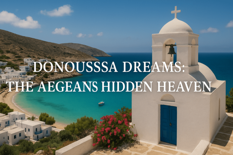 Donoussa Dreams: The Aegean’s Hidden Heaven