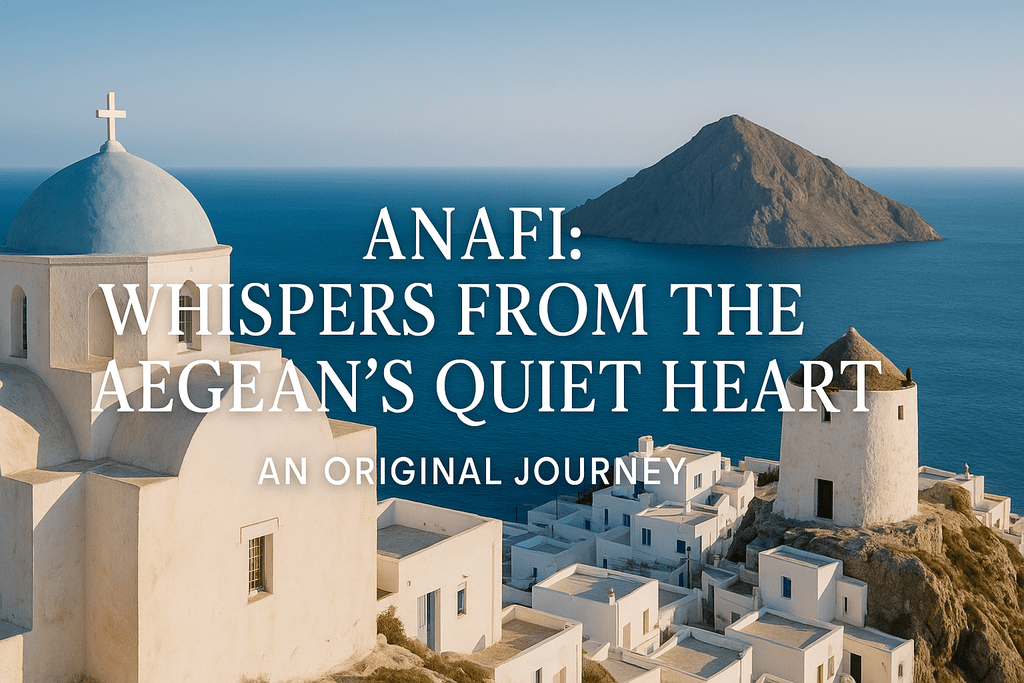 Anafi: Whispers from the Aegean's Quiet Heart - An Original Journey