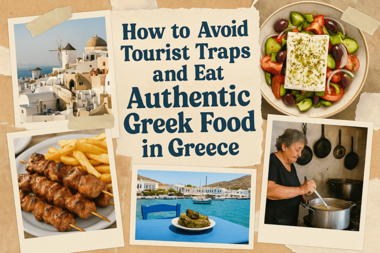 How to Avoid Tourist Traps and Eat Authentic Greek Food in Greece