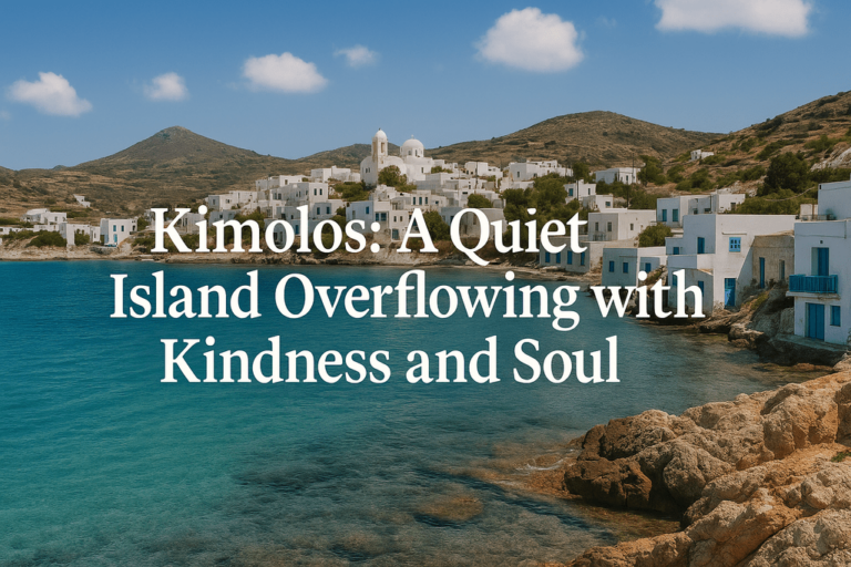 Kimolos: A Quiet Island Overflowing with Kindness and Soul