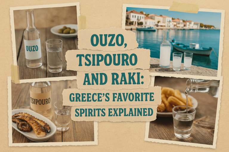 Ouzo, Tsipouro and Raki: Greece’s Favorite Spirits Explained