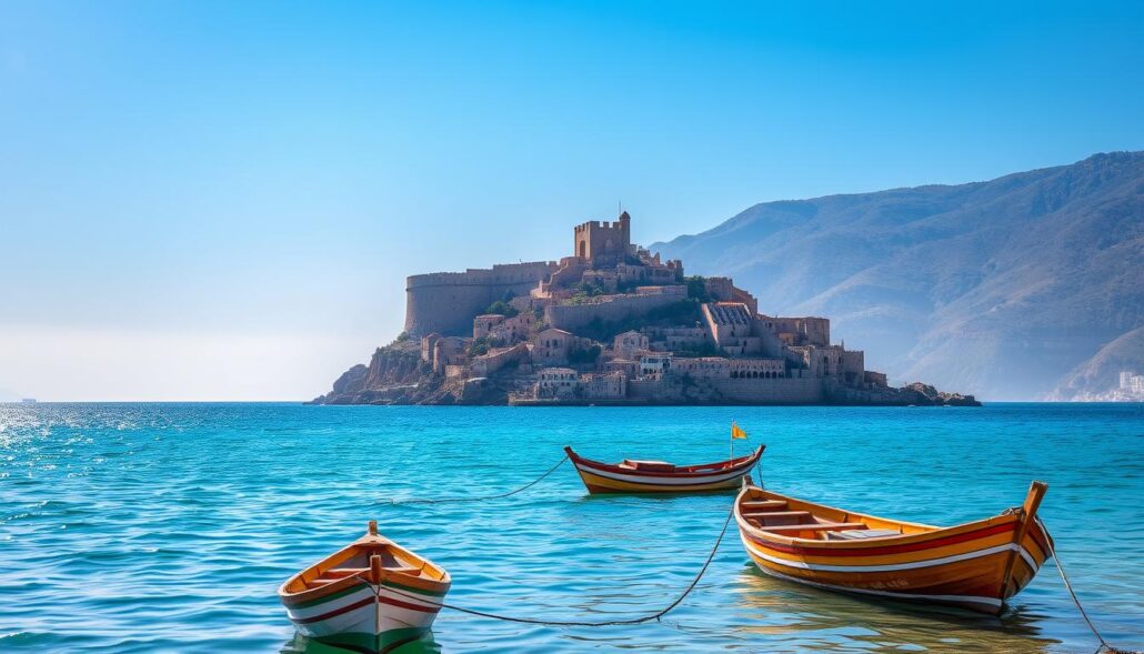 Spinalonga Island in the Gulf of Mirabello