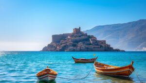 Spinalonga Island in the Gulf of Mirabello