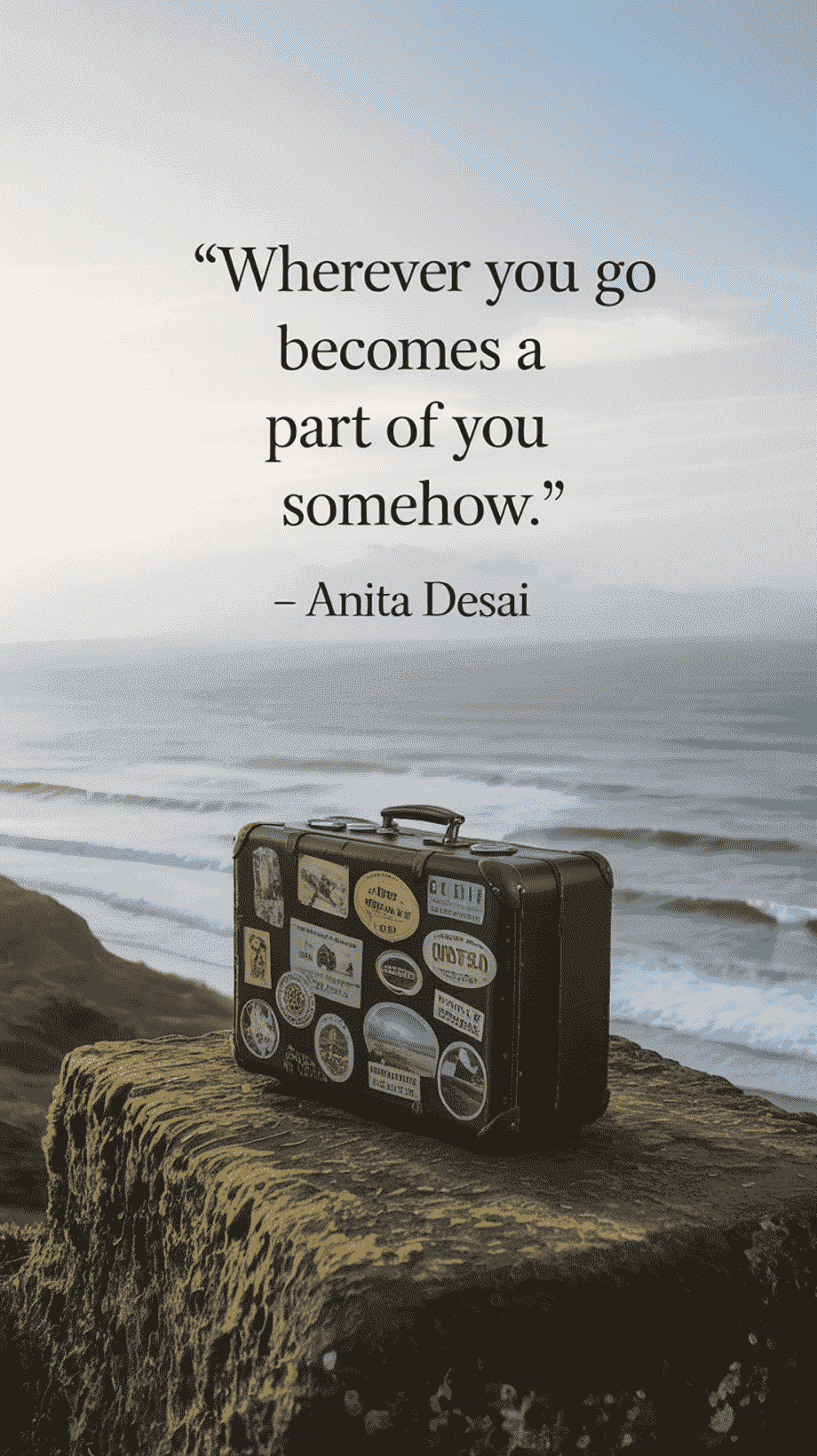 Wherever you go becomes a part of you somehow