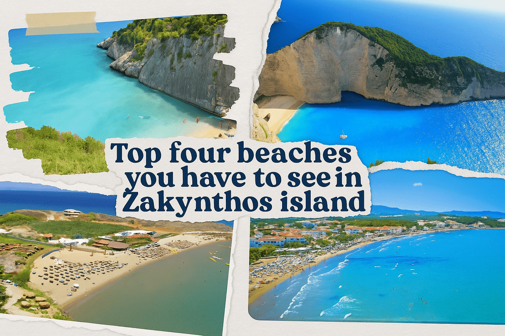 Top four beaches you have to see in Zakynthos island