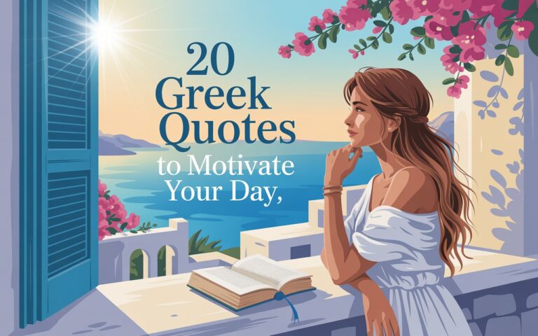 20 Greek Quotes To Motivate Your Day