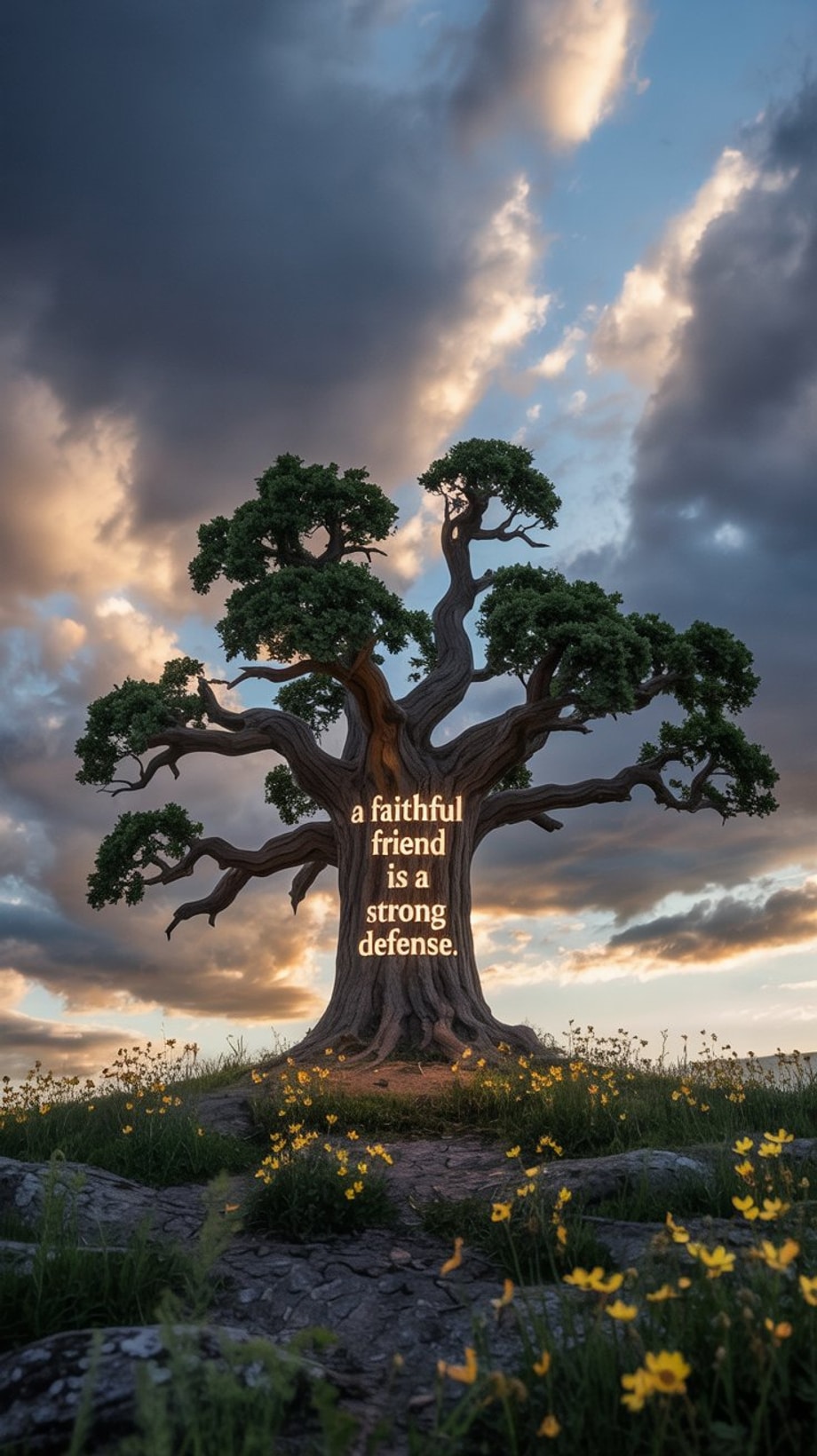 A faithful friend is a strong defense