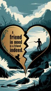 A friend in need is a friend indeed
