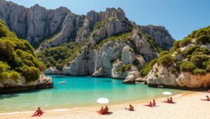 Greek island beaches