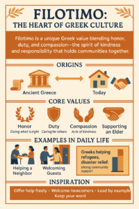 Filotimo: The Heart of Greek Culture and Everyday Goodness