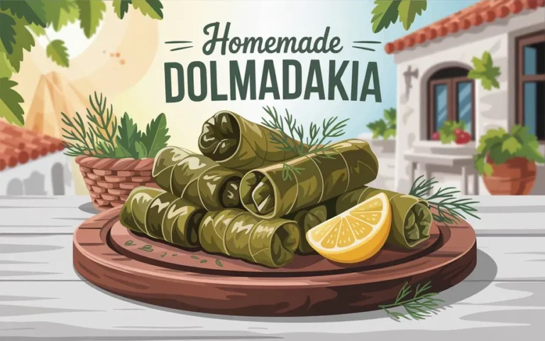 Homemade Dolmadakia: Grape Leaves That Capture Greek Cuisine