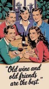 Old wine and old friends are the best