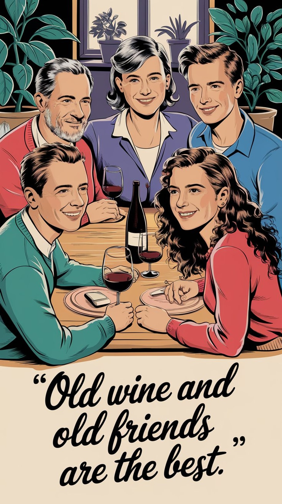 Old wine and old friends are the best