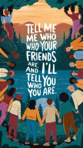 Tell me who your friends are, and I’ll tell you who you are.