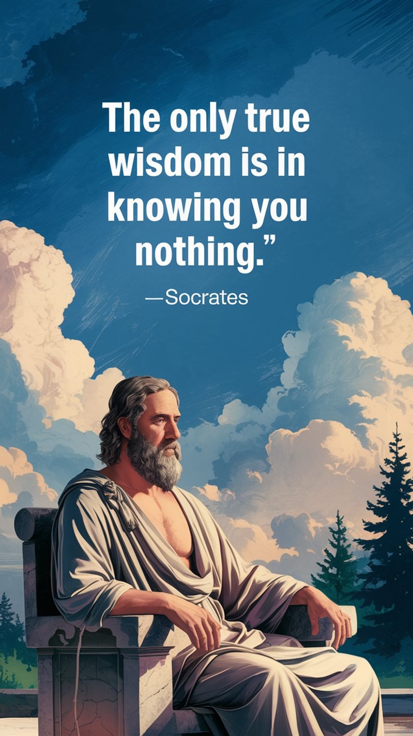 The only true wisdom is in knowing you know nothing