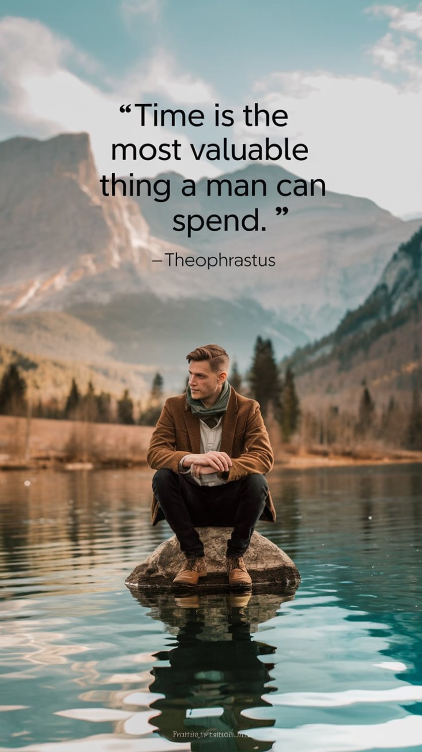 Time is the most valuable thing a man can spend