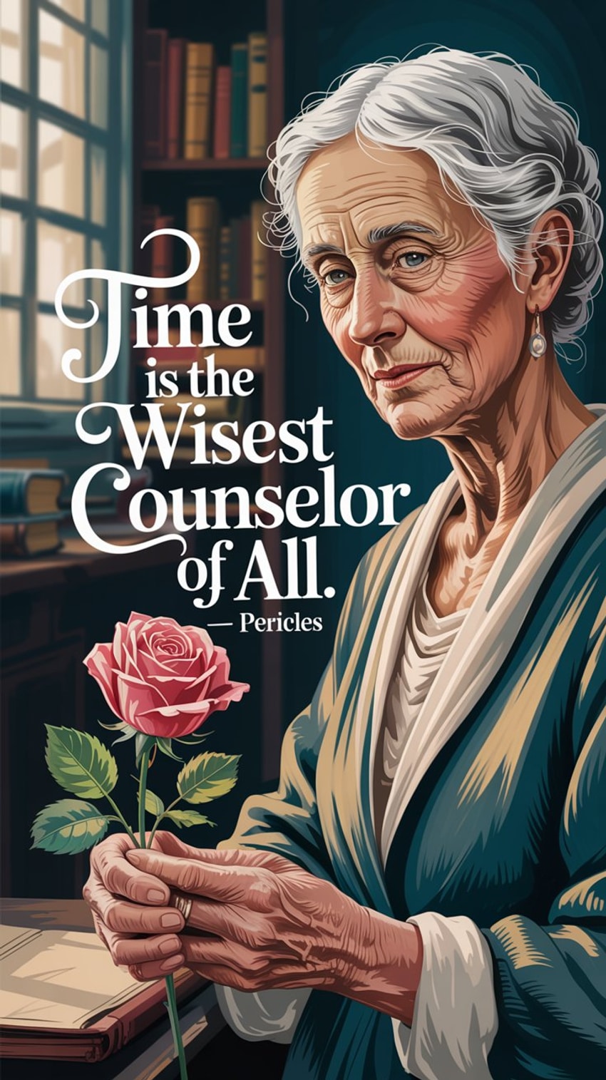 Time is the wisest counselor of all