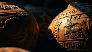ancient Greek pottery symbols