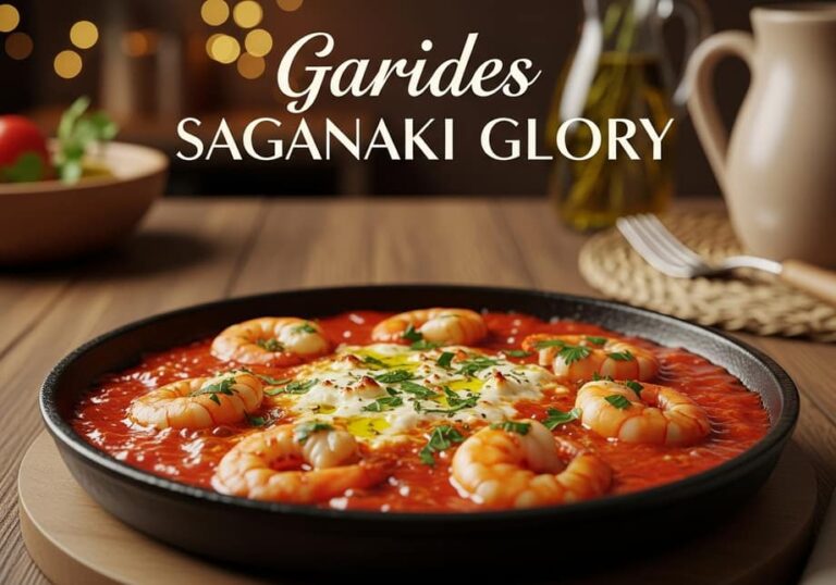 Garides Saganaki Glory: Shrimp in Tomato Sauce That Sizzles with Flavor