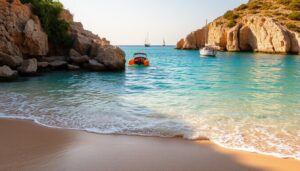 shallow beaches in antiparos