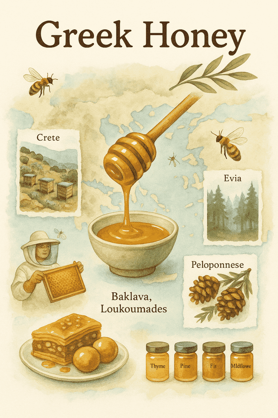 Greek Honey Secrets: Taste, Tradition, and Timeless Flavor Unveiled